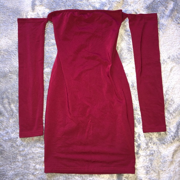 Fashion Nova Dresses & Skirts - ❌SOLD❌ Off shoulder tie back mini dress
